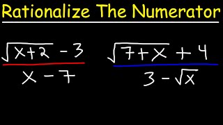 Rationalize The Numerator [upl. by Lledyl]