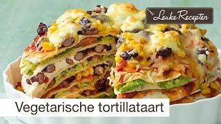 Vegetarische tortillataart recept [upl. by Truman]