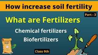 Fertilizers and its types 2 forms   Bio fertilizers and chemical fertilizers  ScienceWorld [upl. by Laved]