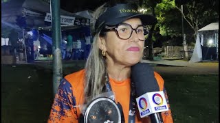 Com quase 60 anos Dona Iraci exemplo no atletismo durante AmaRider Night Run [upl. by Esra891]