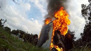 GoPro Thermite and a Washing Machine With the Backyard Scientist [upl. by Eremaj]