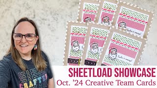 SheetLoad Showcase  October 2024 Creative Team Cards suysoct2024 [upl. by Aillicec]