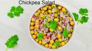 Vegan Chickpea Salad Recipe  Protein Rich Salad [upl. by Ahsened842]