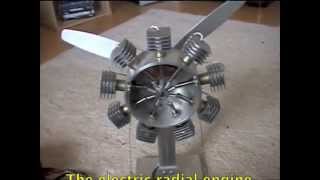 Electric radial engine PWJ2 [upl. by Otreblada]