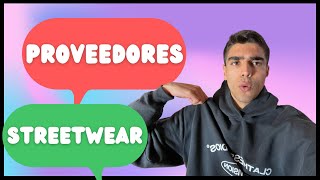 Mejores PROVEEDORES para Empezar tu MARCA DE ROPA [upl. by Druce926]