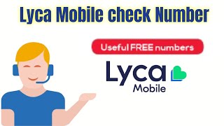 how check lyca mobile number lyca mobile balance check code [upl. by Odom360]