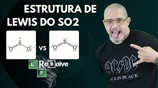 Qual é a fórmula Estrutural do SO2 Qual a hibridização no SO2 Qual a geometria molecular do SO2 [upl. by Yentruok]