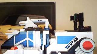 Power Rangers SPD Delta Command Megazord Review [upl. by Trenna]