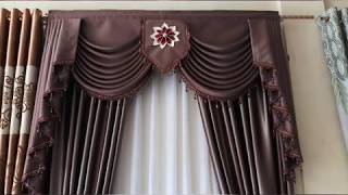 curtains swags eyeleton [upl. by Kin]