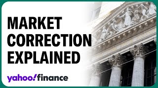 What is a market correction YF explains [upl. by Flann296]