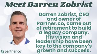 Meet Darren Zobrist quotFrom Retirement to Legacy Darren Zobrists Journey with partnercoquot [upl. by Kimbell]