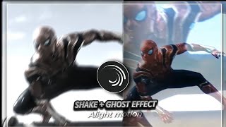 AGRSHIV SHAKE  GHOST EFFECT  ALIGHT MOTION 🤍preset [upl. by Eniamurt53]