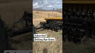 Drilling Rye Grass [upl. by Semajwerdna]