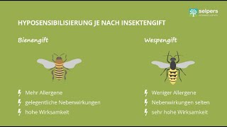 Hyposensibilisierung bei Insektengiftallergie  so funktionierts Arzt erklärt [upl. by Euqirrne580]