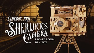 Cluebox Pro  Sherlocks Camera  Escape room in a Box [upl. by Olotrab]