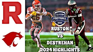 Ruston vs Destrehan 2024  Louisiana High School Football LHSAA Div 15A [upl. by Analim]