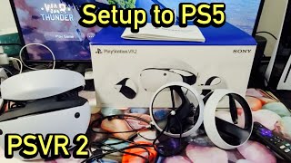 PSVR 2 How to Setup to PS5 step by step [upl. by Gulick]