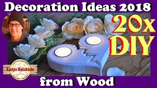 Home Decoration Ideas from Wood 2018  DIY [upl. by Engracia331]