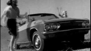 VINTAGE 1966 Chevy Corvair commercial  UNSAFE AT ANY SPEED [upl. by Nohtahoj]