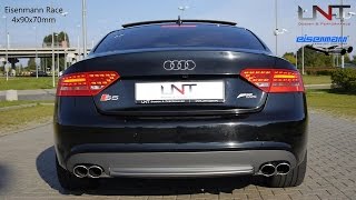 Audi A5 32 FSI  Wydech Eisenmann Race Exhaust  Wydechowepl [upl. by Dibbell]