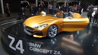 2018 BMW Z4 Roadster G29 Interior Exterior Walkaround  IAA 2017 [upl. by Ecnerwaled691]