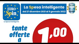 Volantino eurospin dal 27 dicembre al 5 gennaio 2022 [upl. by Anialram]