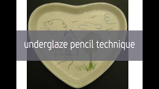 How to use Underglaze Pencils [upl. by Ecnerwal]