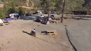 StonyBARF 16  Grey Pine Group camp  Stonyford OHV Park on my Honda crf250l followed by my Skydio2 [upl. by Koal]