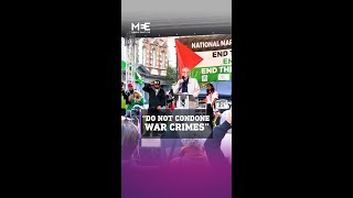 Jeremy Corbyn joins massive London protest condemns Israeli actions in Gaza [upl. by Annaitsirhc]