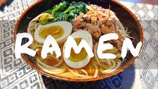 Ein Japaner kocht  Ramen japanische Nudelsuppe [upl. by Tenaj]