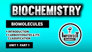 Carbohydrates  Biomolecules  Biochemistry  B Pharma 2nd Semester [upl. by Loar]