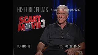 Scary Movie 3  Leslie Nielsen Interview Press Junket 2003 [upl. by Dov96]