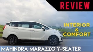 2018 Mahindra Marazzo 7Seater Interior amp Comfort Review Hinglish [upl. by Cosma]