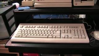 Precision Instruments Macintosh ADB clicky mechanical keyboard [upl. by Dnarud365]