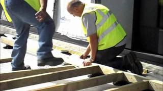 Support Pads for Timber Decking Install by Wallbarn [upl. by Wendt825]