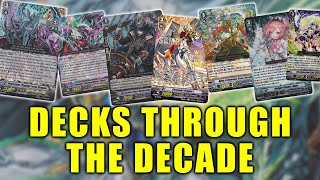 Vanguard Decks Through The Decade What Did I Play [upl. by Adidnere]