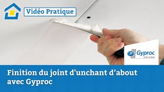 How to Jointoyer et parachever un plafond avec Gyproc [upl. by Gal]