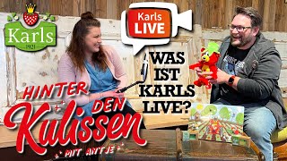 Hinter den Kulissen 🔴 Folge 2 Was ist Karls Live 🍓 Antje trifft Eric von Karls Live [upl. by Nnewg]