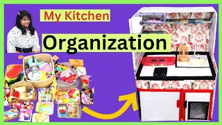 My Kitchen Organization Part 1  pretendplay kitchenorganisation [upl. by Higginbotham468]