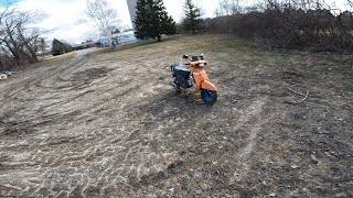 Honda 2 stroke MOPED out for quick rip [upl. by Nylednarb471]