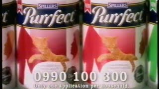 Spillers Purrfect advert  Broadcast 17th October 1995 ITV UK [upl. by Akeenat895]