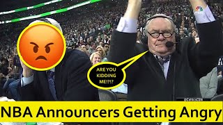 NBA Announcers Getting Angry Funny [upl. by Aneladdam]