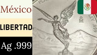 4K UHD Onza de Plata Libertad Ley 999 Precio y Detalles  México  Numismat [upl. by Ardnuahc]