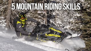 5 Mountain Riding Skills [upl. by Ariek]