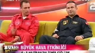 Burası Haftasonu  Türk Yıldızları ve SOLO TÜRK Pilotları « AskerTV [upl. by Einaoj]