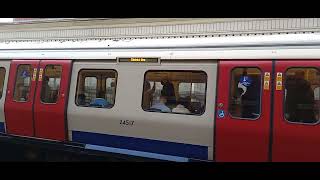 District Line S Stock at High Street Kensington for Edgware Road [upl. by Trepur623]