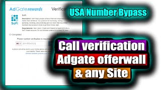 adgate media call verification adgate media verification survey junkie call verification freecash nu [upl. by Zins]