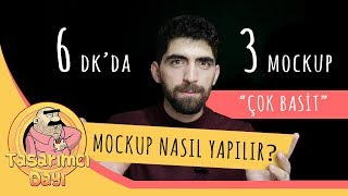 MOCKUP NASIL YAPILIR  2 dkda Mockup Mockup Yapma [upl. by Etnohc136]