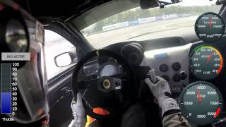 In Car POV Fredric Aasbo Scion tC Turbo w Nitrous vs JR Gittin V8 Monster Mustang [upl. by Onil185]