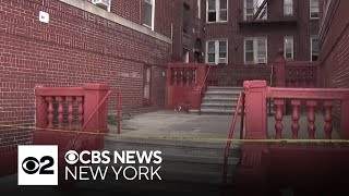 Man stabbed to death in lobby of Bronx apartment building [upl. by Ahsieket]